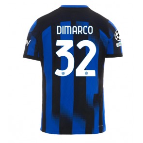 Inter Milan Federico Dimarco #32 Domaci Dres 2023-24 Kratak Rukavima